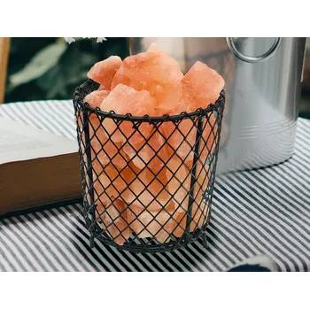 Lampička Stolní solná lampa Stone, 17 cm