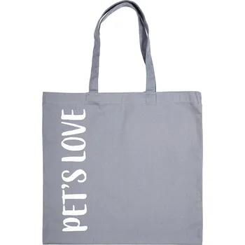 Nákupní taška Plátěná taška s potiskem "Pet's Love" - 1 kus