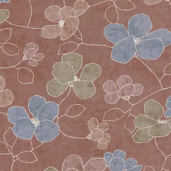 Tapeta A.S. Création | Vliesová tapeta na zeď Nordic Feeling 79147-1 | 0,53 x 10,05 m | červená, modrá + Červená, modrá vliesová tapeta na stěnu 791471 v rozměru 0,53 x 10,05 m