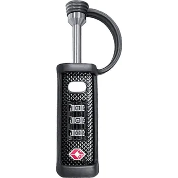 Visací zámek NUPROL NUPROL TSA visací 3-kombinační zámek - Černá