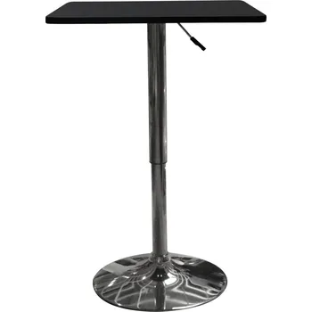 Jídelní stůl Čtvercový barový stůl Norbert 60x60 cm, černý