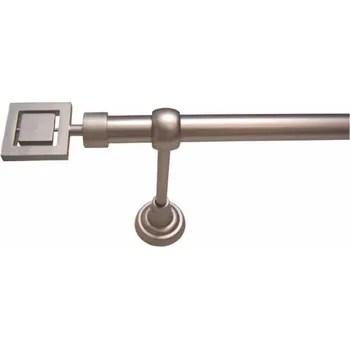 Garnýž URBÁNEK Garnýže kovové OP pr.19 mm matný chrom Rigoletto - 160 cm