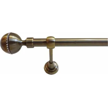 Garnýž URBÁNEK Garnýže OP - koncovka pr.19 mm Dafne - Antická mosaz