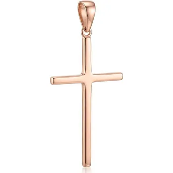 Přívěsek ŠPERKY-NM, Zlatý přívěsek kříž růžové zlato 1526