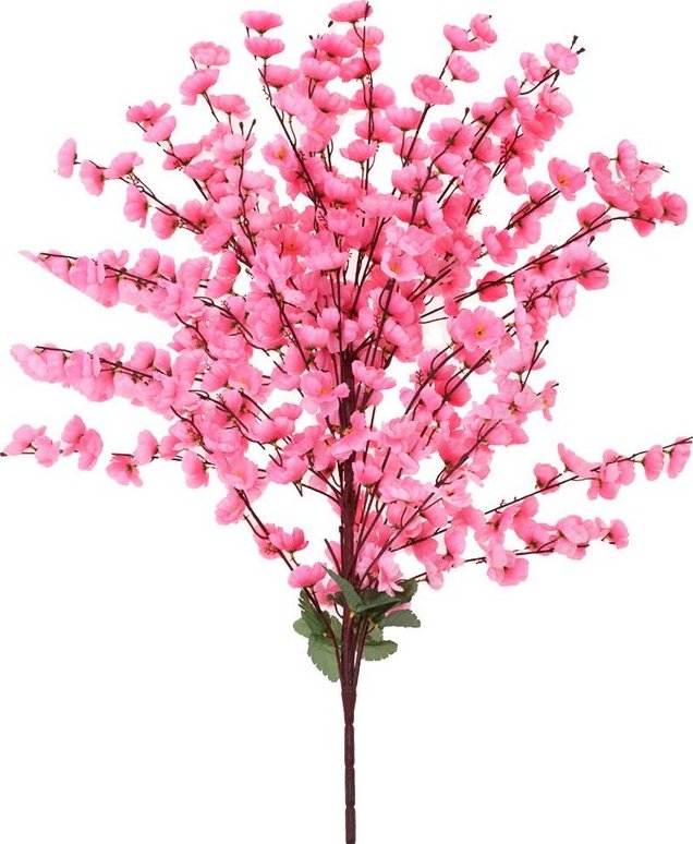 Kvetoucí větev třešně 98 cm, růžová
