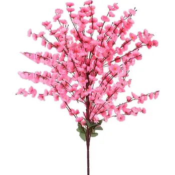 umělá květina Kvetoucí větev třešně 98 cm, růžová