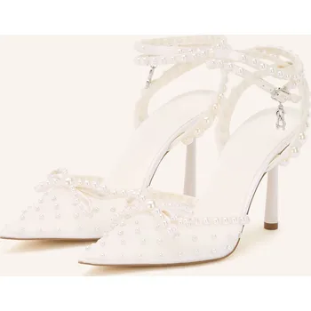 Dámské lodičky Steve Madden Dámské Lodičky S Ozdobnými Perličkami, režná, 41