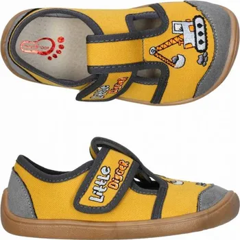 Dětská sportovní obuv 3F BAREFOOT Bačkory 3BE3/4 hořčice