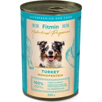 Krmivo pro psa Fitmin NP Konzerva krůtí pro psy a štěňata 400 g