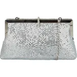 Michelle Moon Třpytivá dámská plesová kabelka Garnera, stříbrná