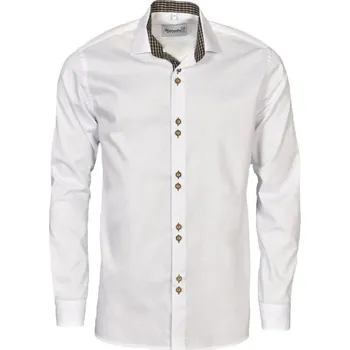 Pánská košile Margita - Mojmír košile s dlouhým rukávem pánská bílá Bílá M/40