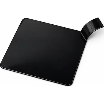 Cake star Plastová podložka pod minidezerty s úchytem čtverec čérná 8x8cm