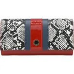 Dámská kožená peněženka Peterson ST-409 SNAKE červená