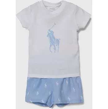Pánské pyžamo Dětské bavlněné pyžamo Polo Ralph Lauren 2P0146 modrá 50X, vel. 94-100