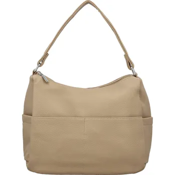 Kabelka Dámská kabelka na rameno béžová - Firenze Edina béžová