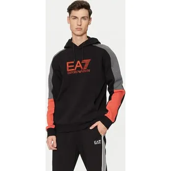 Pánská mikina EA7 Emporio Armani Mikina 6DPM10 PJVTZ 1200 Černá Regular Fit XXL