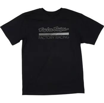 Pánské tričko Troy Lee Designs Factory Racing SS Tee L black reflex