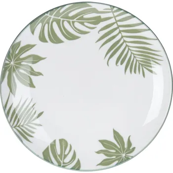 Talíř Dezertní talíř 19 cm, motiv tropické listy