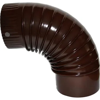 Koleno kouřovodu 90°, o120 mm, smalt hnědá