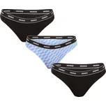 3PACK dámská tanga HUGO vícebarevná (50545703 461)