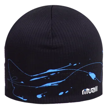 Čepice Rituall čepice PW BLOTS, černá/modrá XXL