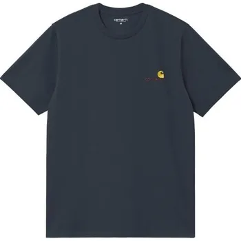 Pánské tričko TRIKO CARHARTT WIP American Script S/S - černá - S + při osobním odběru 941 Kč