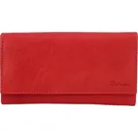 Dámská kožená peněženka červená - Delami Otilia červená