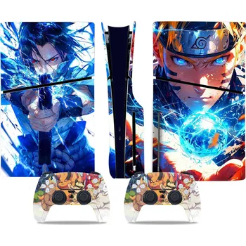 Obal na herní konzoli Polep na konzoli PS5 SLIM diskovou verzi Naruto (PS5)