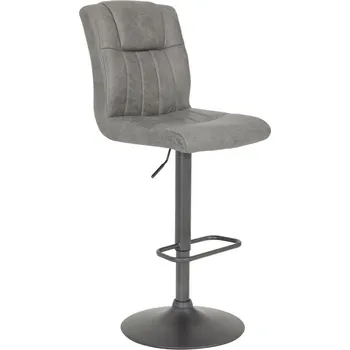 Barová židle Barová židle Elke, šedá vintage látka