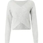 PIECES Svetr PCSILLY světle šedá