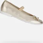 Zlaté dívčí baleríny Geox Plie - Holky