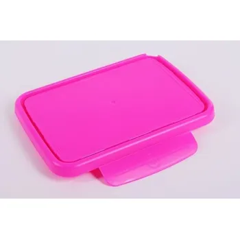 Svačinový box Zdravá sváča - Víčko FLUO fialové