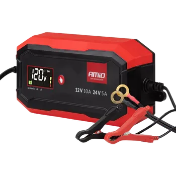 Auto-moto baterie Nabíječka autobaterií digitální 12V (10A) / 24V (5A)