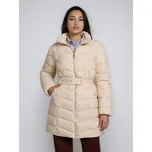 Sinsay - Prošívaná bunda s kapucí - béžová