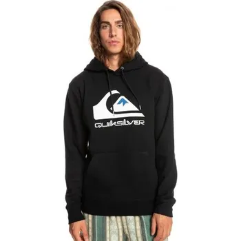 Pánská mikina MIKINA QUIKSILVER BIG LOGO HOOD - černá - XL + při osobním odběru 871 Kč