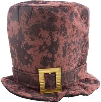 Karnevalový doplněk Vysoký klobouk textilní steampunk