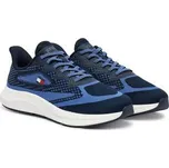 Tommy Jeans Sneakersy Runner Knitted EM0EM01713 Modrá 43