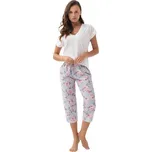 Dámské pyžamo LUNA 337 bílá-modrá