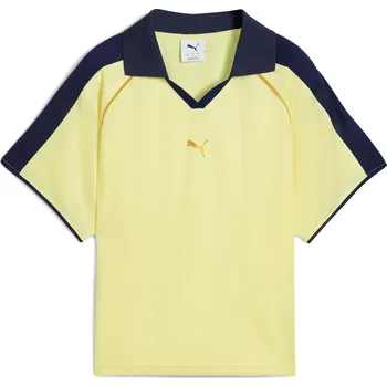 Dámské funkční triko PUMA T7 RELAXED FOOTBALL JERSEY 632157-35 GOLD MOON S