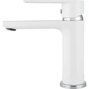 Vodovodní baterie Umyvadlová baterie MIXXUS PREMIUM ALEX 001 WHITE-CHROME, bílý-chrom | ALEX 001 WHITE-CHROME Procraft