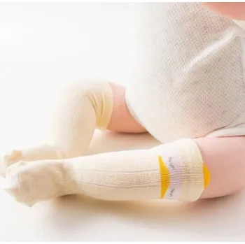 Dívčí oblečení Dětské dlouhé ponožky - Zvířátka žlutá 0-2 roky