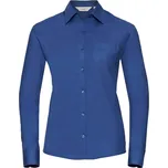 RUSSELL Womens long sleeve shirt, pure cotton, easy to care for,