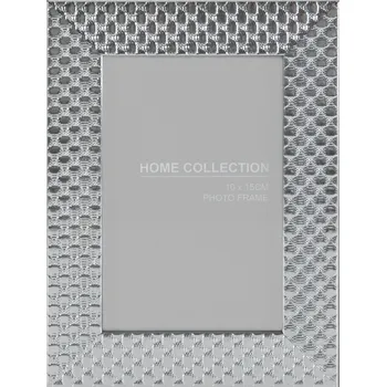 Rám na obraz Fotorámeček Valter 10x15 cm, stříbrný