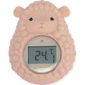 Kojenecká hygiena KONGES SLOJD Teploměr do vody - Ovečka/BLUSH