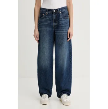 Dámské džíny Džíny Levi's BAGGY DAD A3494 námořnická modř 59J, vel. 25/30