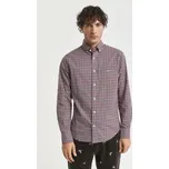 KOŠILE GANT REG TWILL GINGHAM SHIRT PLUMPED RED