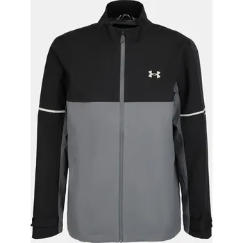 Pánská casual bunda Pánská bunda Under Armour DRIVE RAIN JACKET-BLK 1385832-004 Černá XXL