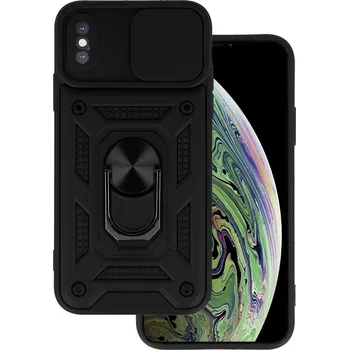 Pouzdro na mobilní telefon Ultra odolný zadní kryt Armor Lens pro Iphone X/XS Black