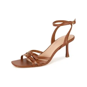 Dámské sandále Sandály JENNY CD24077-3 Hnědá 39