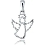 Olivie MINET Elegantní zlatý přívěs z bílého zlata anděl Au 585